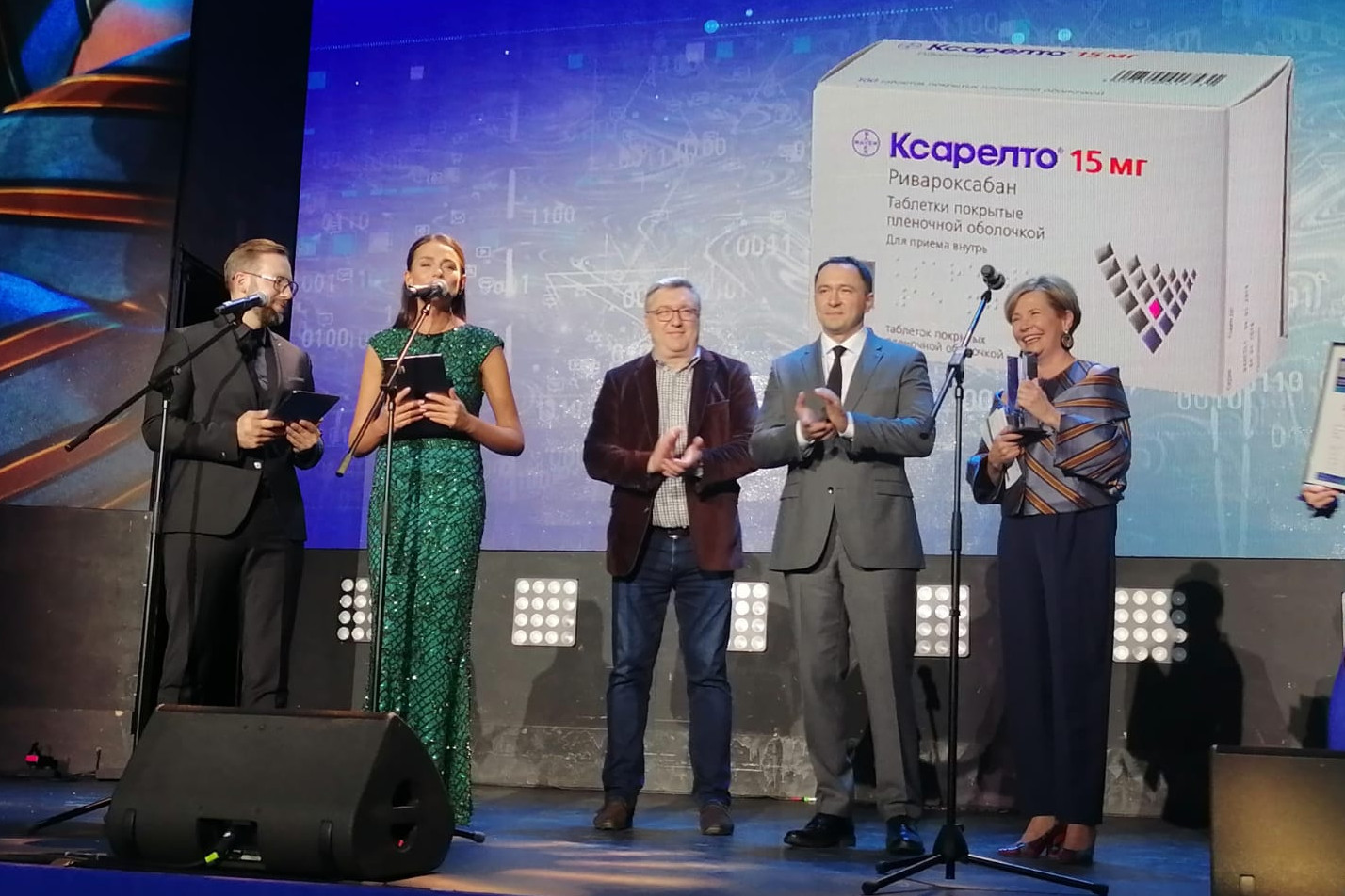 Препарат «Ксарелто» стал рецептурным препаратом года в конкурсе «Платиновая унция»